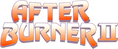 After Burner II logo for Sega Mega Drive